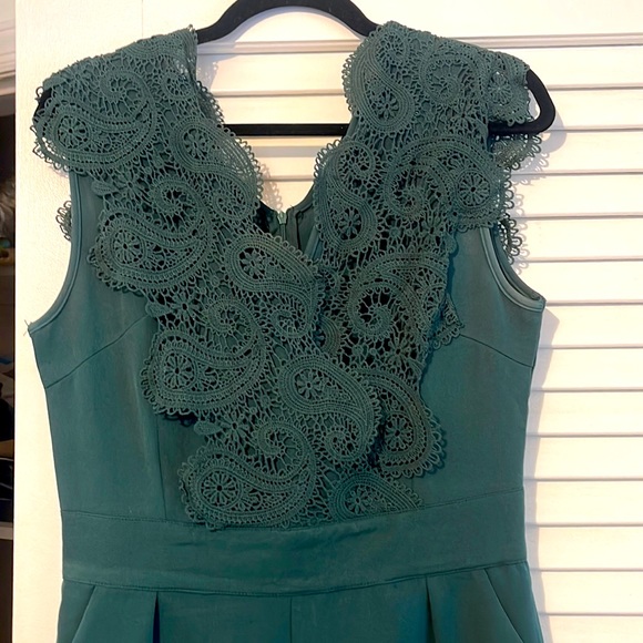 Emerald green jumpsuit - Picture 1 of 2